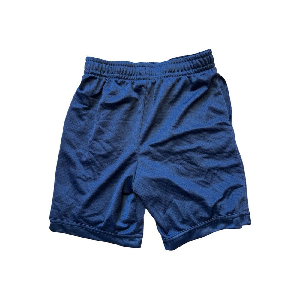 Athletic Works Boys'‎ Mesh Performance Shorts, Navy Blue, Size L (10-12).